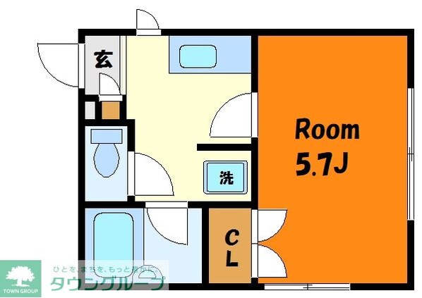 コンフォート綱島の物件間取画像